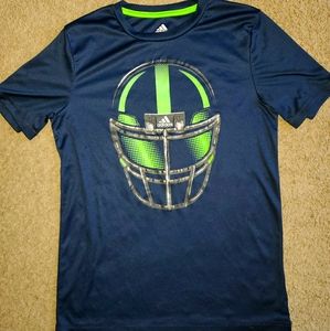 Navy Adidas football tshirt